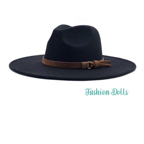 Dandy Life Pinched Wide Brim Hat New-Coffee - Picture 9 of 11